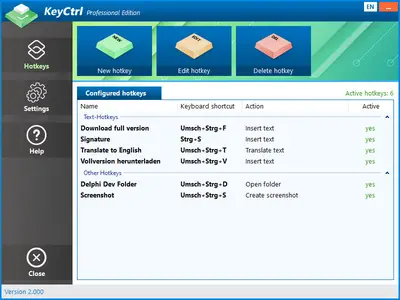 KeyCtrl Professional 2.101 Multilingual + Portable