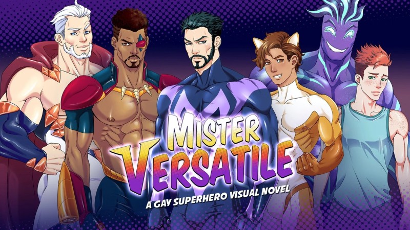 Y Press Games - Mister Versatile: A Gay Superhero Visual Novel Final + DLC Porn Game