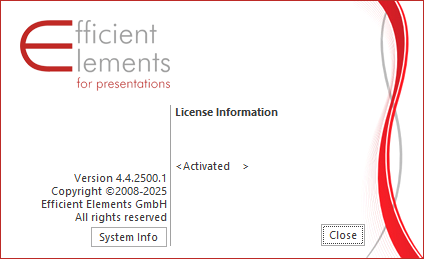 Efficient Elements for presentations 4.4.2500.1