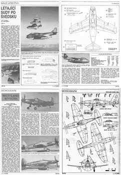 Letectvi+Kosmonautika 1985-20 - Scale Drawings and Colors