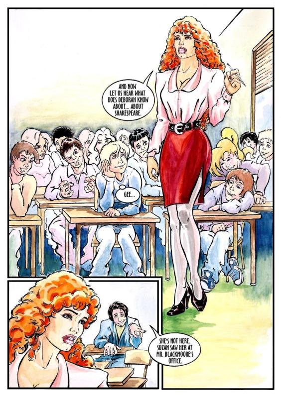 Schoolmarm Porn Comics