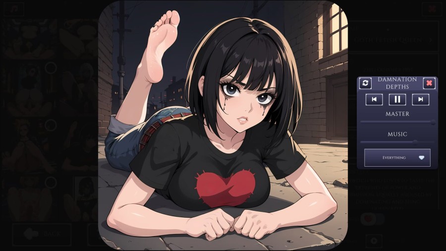 Hentai Senpai- Goth Feet Ver.1.00.1.03 + Save by Kink Master Studios Porn Game