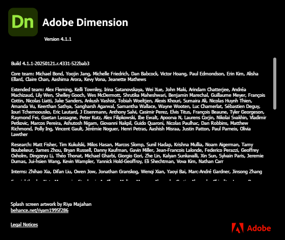 Adobe Dimension 4.1.1