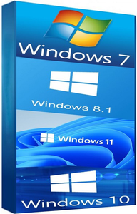 Windows All (7, 8.1, 10, 11) All Editions With Updates AIO 46in1 January 2025 Preactivated (x64)