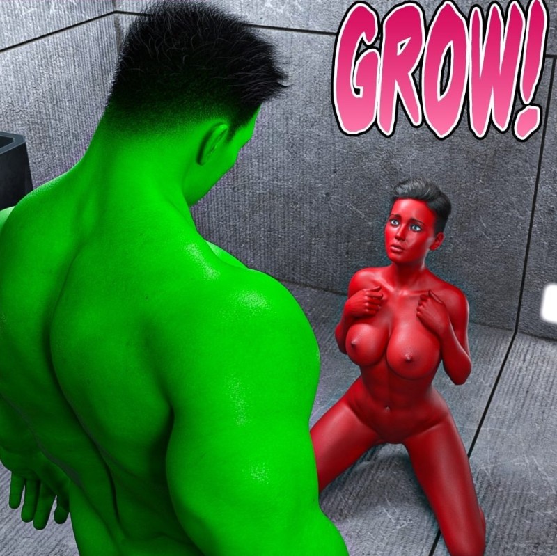 Tom Reynolds - Hulk: Bustier 7 3D Porn Comic