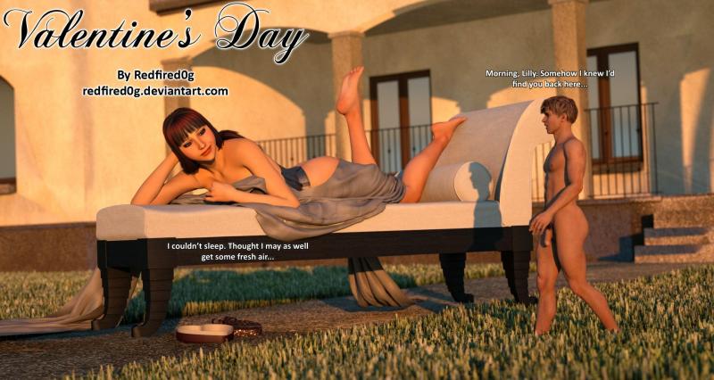 [Redfiredog] Valentines Day 1-2 3D Porn Comic