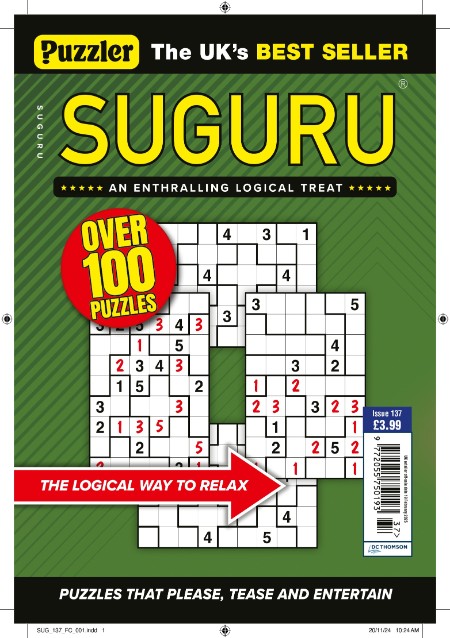 Puzzler Suguru - Issue 137 2025