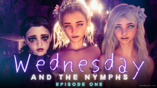 DumbKoala  - Wednesday and the Nymphs 1​ 3D Porn Comic