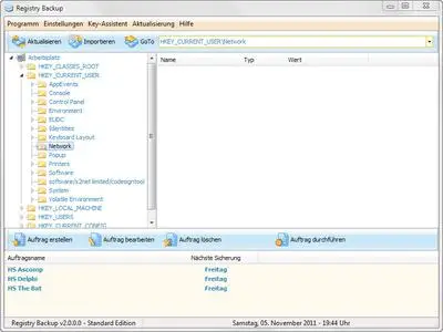 Registry Backup Professional 2.006