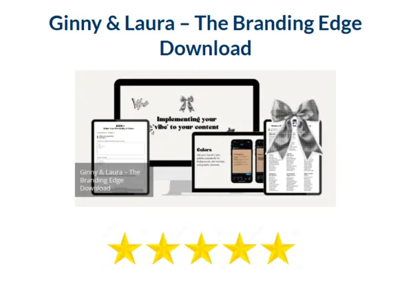 Ginny & Laura – The Branding Edge Download