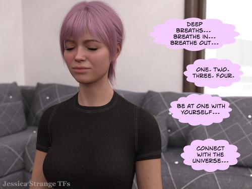 JessicaStrangeTFs - Meditate With Me 3D Porn Comic