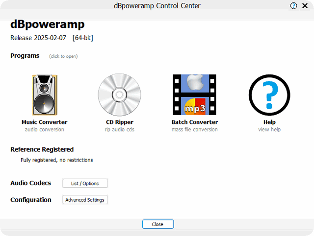 dBpoweramp Music Converter 2025