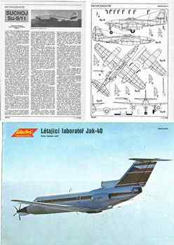 Letectvi+Kosmonautika 1986-6 - Scale Drawings and Colors