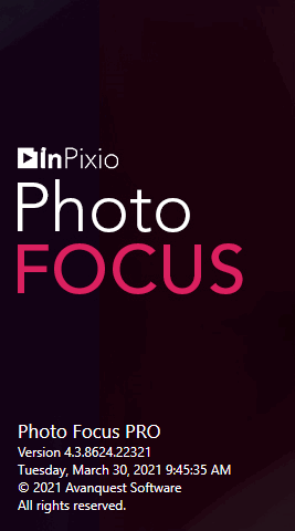 InPixio Photo Focus Pro 4.3.8624.22321