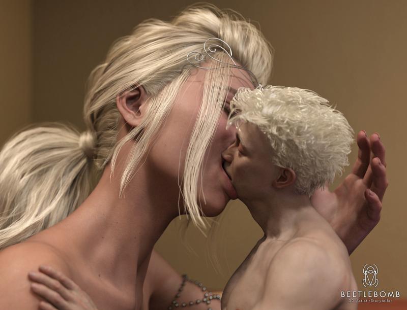 Jacob and the Raven's Kiss by BeettleBomb 3D Porn Comic