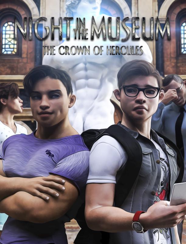 Gymjunkiemuscle - Night in the Museum 3D Porn Comic