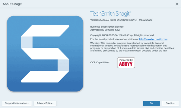 TechSmith SnagIt 2025.0.0 Build 5691