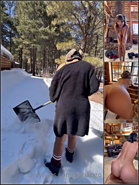 Annabgo Blowjob In The Snow And Fuck Video Leaked