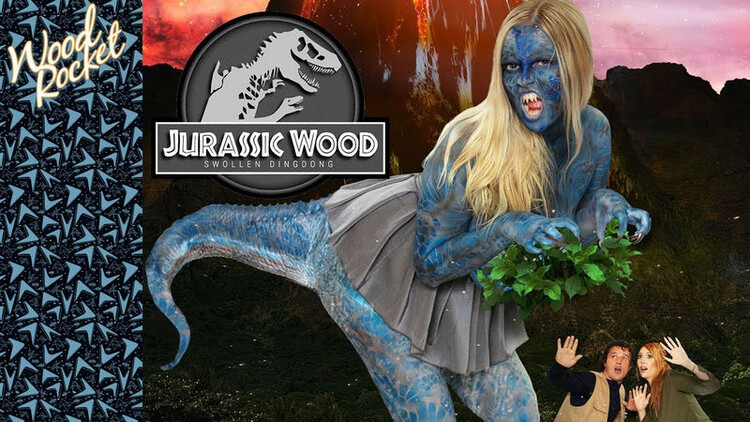 Jurassic Wood : Swollen Dingdong Lauren Phillips, Codi Vore (WoodRocket) HD 720p