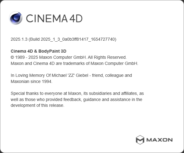 Maxon Cinema 4D 2025.1.3