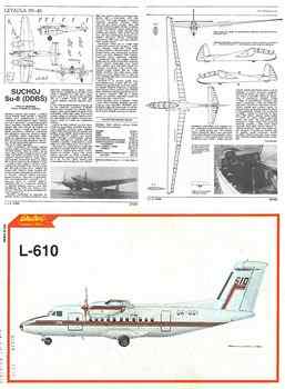 Letectvi+Kosmonautika 1986-10 - Scale Drawings and Colors