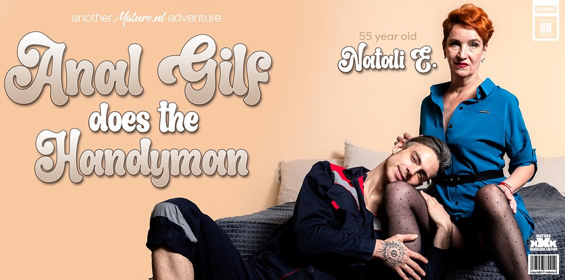 Natali E.  - Natali E. is a 55 year old naughty GILF that loves anal sex from strange young man like the handyman