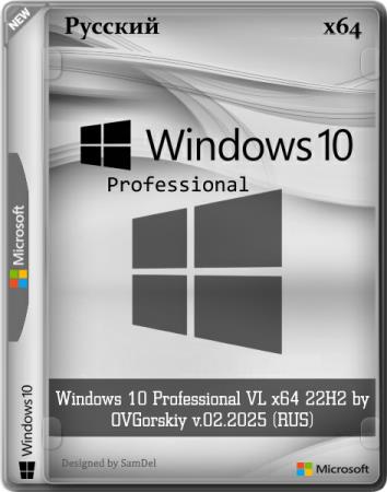 Windows 10 Professional VL x64 22H2 by OVGorskiy v.02.2025 (RUS)