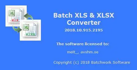 Batch XLS and XLSX Converter 2025.17.204.2650