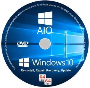 Windows 10 22H2 build 19045.5487 AIO 16in1 Multilingual Preactivated February 2025 (x64)