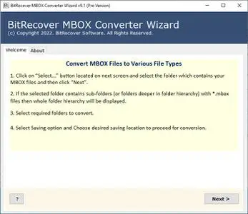 BitRecover MBOX Converter Wizard 10.3