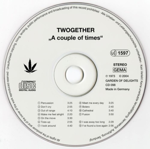 Twogether - A Couple Of Time (1973) (2004)  Lossless