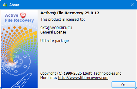 Active File Recovery 25.0.12