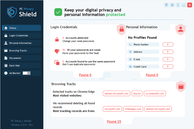 ShieldApps PC Privacy Shield 5