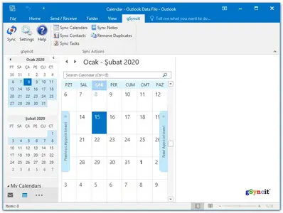 gSyncit for Microsoft Outlook 5.8.28