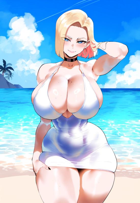 [DijiAI] Android 18, PAWG VS BBC (Patreon) (AI Generated) AI Porn