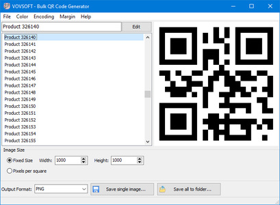 VovSoft Bulk QR Code Generator 2.1.0