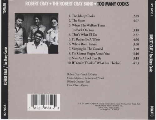 The Robert Cray Band - Too Many Cooks (1980)(1989) Lossless