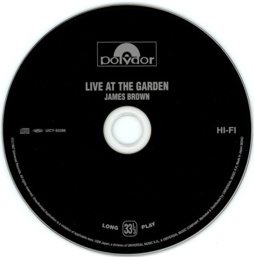 James Brown & The Famous Flames - Live At The Garden (1967)(Japan Edition, 2007) Lossless