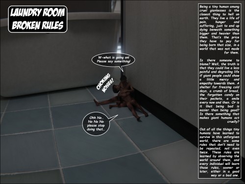 Toolategil - Laundry Room: Broken Rules 3D Porn Comic