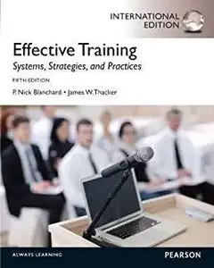 Effective Training systems, strategies, and practices