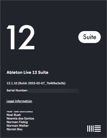 Ableton Live Suite 12.1.10