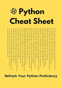 Python Cheat Sheet python programming for beginners made easy