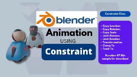 Blender Animation Using Constrain Function