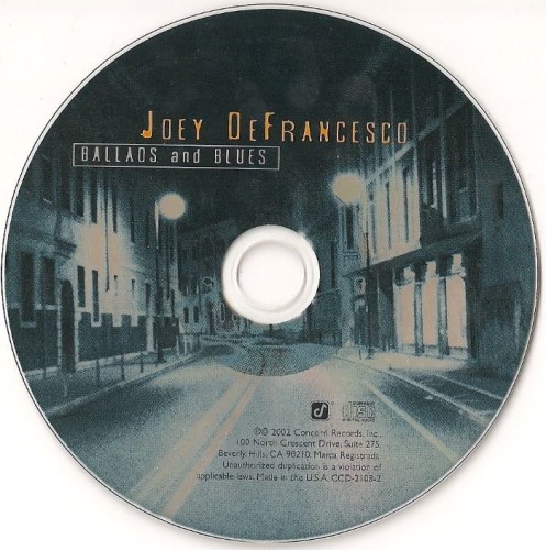 Joey DeFrancesco - Ballads And Blues (2002) Lossless