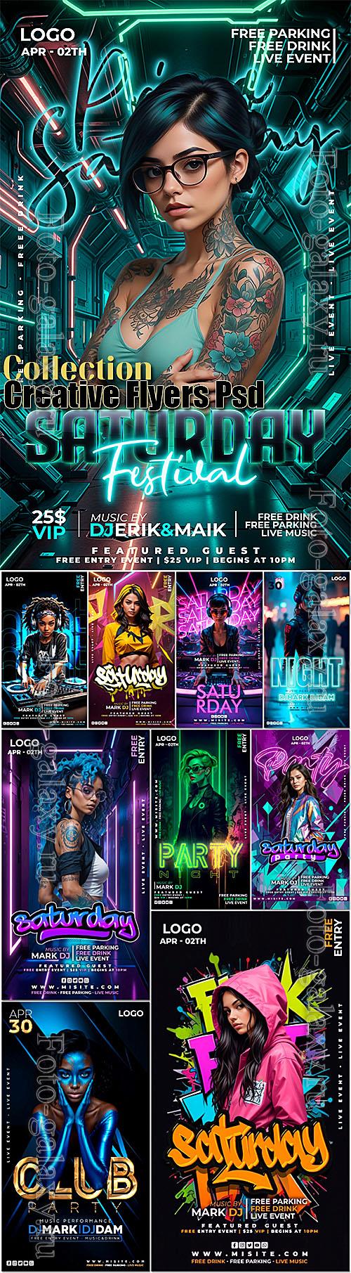 Collection of Creative Flyers psd