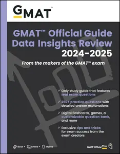 GMAT Official Guide Data Insights Review 2024–2025 Book + Online Question Bank