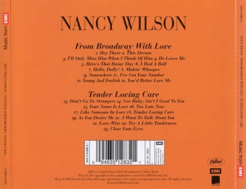 Nancy Wilson - From Broadway With Love / Tender Loving Care (1966)(2006) Lossless