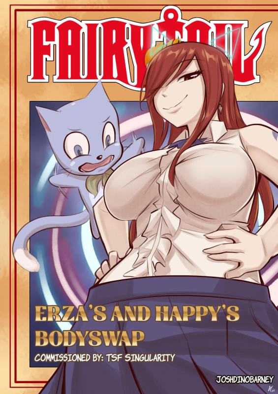 TSFSingularity - Erza's and Happy's Bodyswap (Fairy Tail) Porn Comic