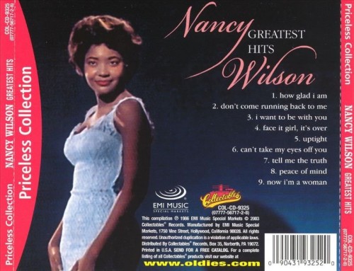 Nancy Wilson - Greatest Hits (1986/2003)  Lossless