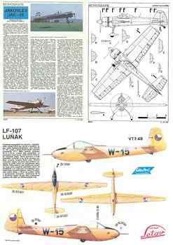 Letectvi+Kosmonautika 1987-1 - Scale Drawings and Colors